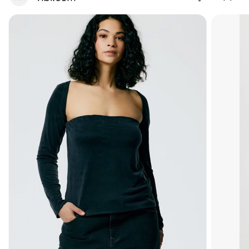 Tibi Deeba Curpo Strapless Top with shrug